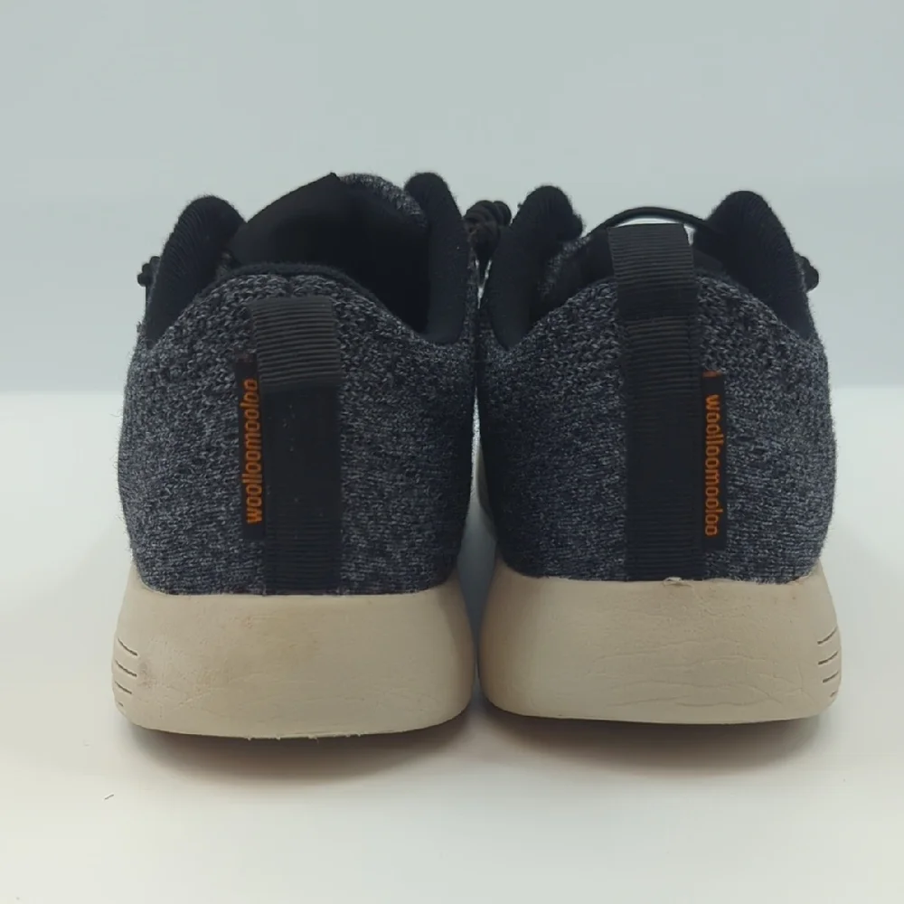 Woolloomooloo Belmont Black Slip-on Merino Wool Sneakers EU 39, US 8.5-9 - Picture 4 of 9